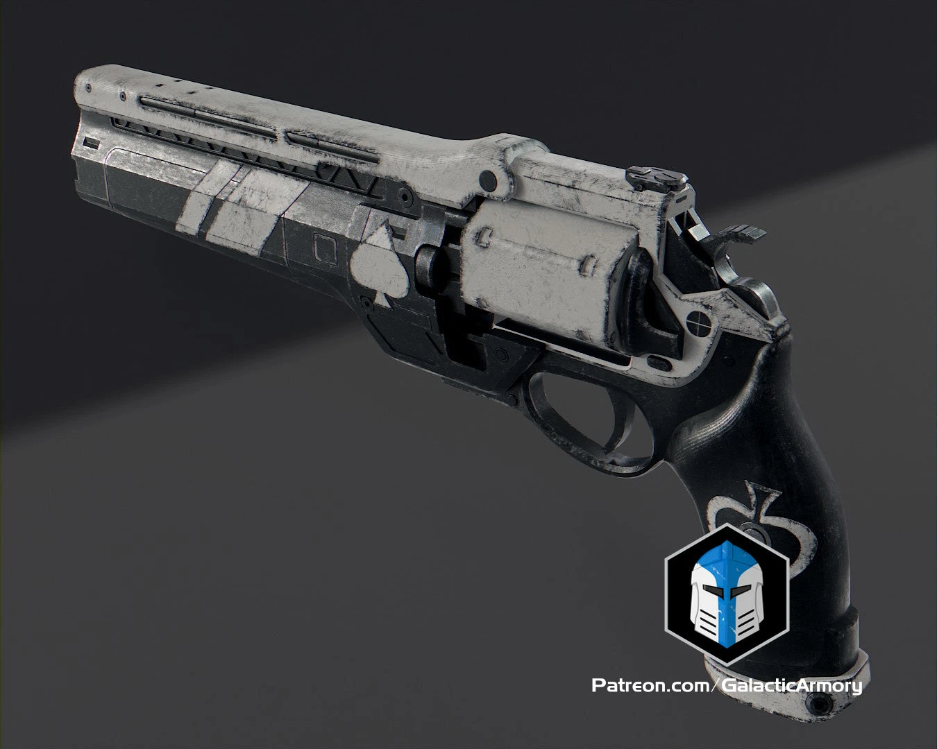 Ace Of Spades Hand Cannon - 3D Print Files 8 Ace Of Spades Hand Cannon - 3D Print Files - Image 6