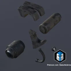 ODST Helmet Accessory Pack - 3D Print Files -Galacticarmory Store 2a