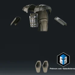 NCR Ranger Armor - 3D Print Files -Galacticarmory Store 2p0005