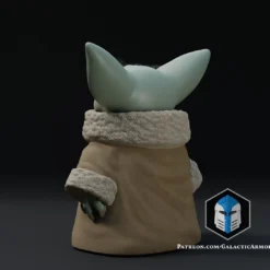 Standing Grogu - Arms At Side - 3D Print Files -Galacticarmory Store 2sitting0003