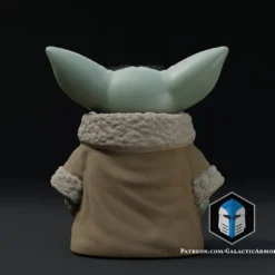 Standing Grogu - Arms At Side - 3D Print Files -Galacticarmory Store 2sitting0004