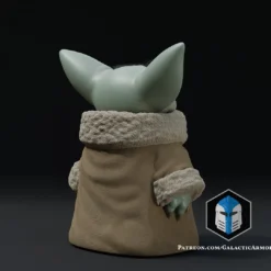 Standing Grogu - Arms At Side - 3D Print Files -Galacticarmory Store 2sitting0005