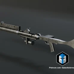 Animated DC-15 A Blaster Rifle - 3D Print Files -Galacticarmory Store 3 1