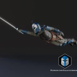 Bo Katan Figurine - Pose 3 - 3D Print Files -Galacticarmory Store 30001 0d8011a4 d56e 41eb b1a1 35fbb4a71155