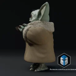 Standing Grogu - Bowl - 3D Print Files -Galacticarmory Store 30002