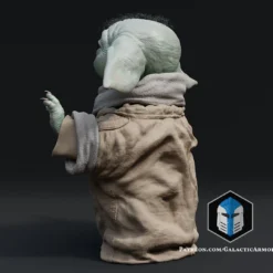 Grogu Figurine - Pose 3 - 3D Print Files -Galacticarmory Store 30003