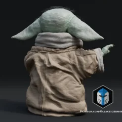 Grogu Figurine - Pose 3 - 3D Print Files -Galacticarmory Store 30005