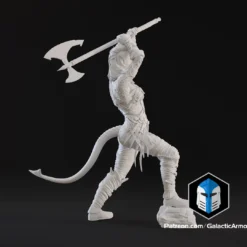 Karlach Figurine - Pose 3 - 3D Print Files -Galacticarmory Store 30006 69a1fd0f b410 4ff8 867f 00c1a14cffcf