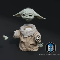 Grogu Figurine - Pose 3 - 3D Print Files -Galacticarmory Store 30250