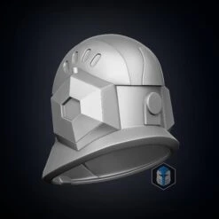 Animated Spec Ops Clone Trooper Helmet - 3D Print Files -Galacticarmory Store 3BackCorner