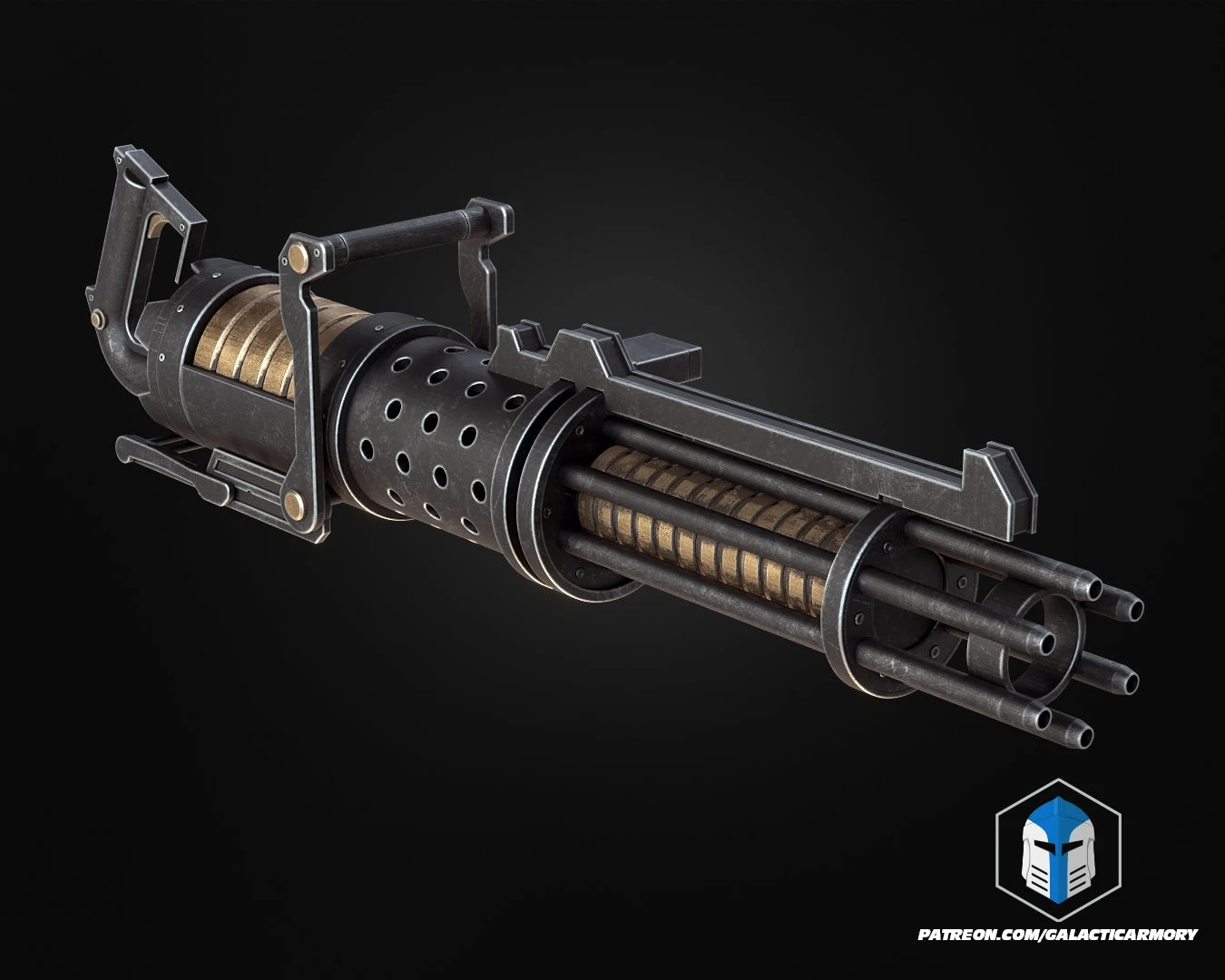 Z-6 Rotary Cannon - 3D Print Files 10 Z-6 Rotary Cannon - 3D Print Files - Image 8