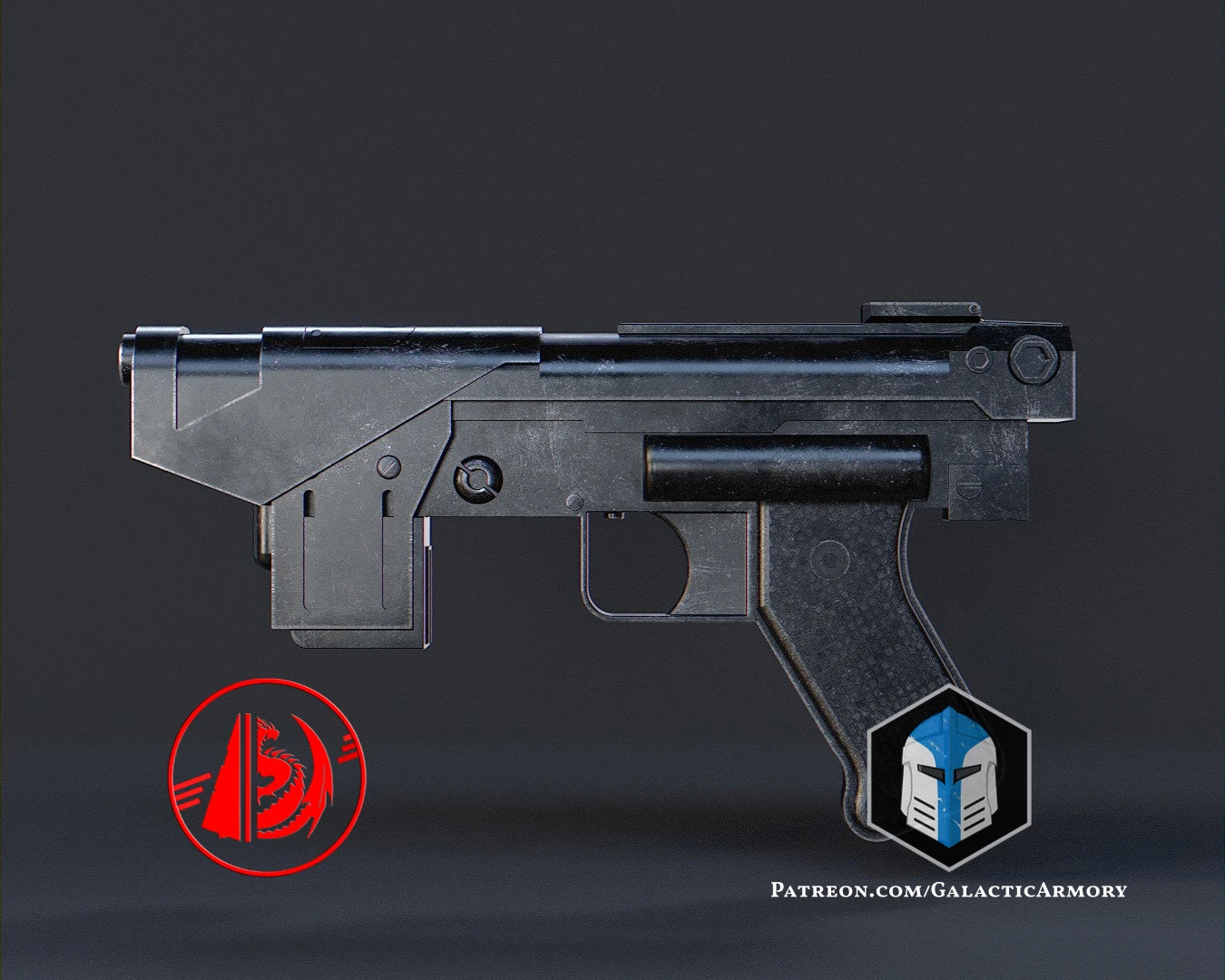 Imperial Mandalorian Commando Blaster - 3D Print Files 8 Imperial Mandalorian Commando Blaster - 3D Print Files - Image 6