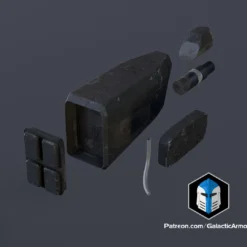 ODST Helmet Accessory Pack - 3D Print Files -Galacticarmory Store 3a