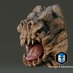 Life Sized Rancor Head Wall Mount - 3D Print Files -Galacticarmory Store 3i