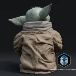 Grogu And Babu Figurine - Pose 1 - 3D Print Files -Galacticarmory Store 40004