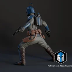 Bo Katan Figurine - Pose 4 - 3D Print Files -Galacticarmory Store 40004 a8f6dfc8 782c 499a 8502 9ca0f08f5688