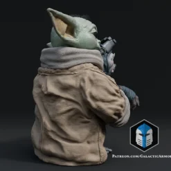 Grogu And Babu Figurine - Pose 1 - 3D Print Files -Galacticarmory Store 40005