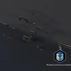 M90 Shotgun - 3D Print Files -Galacticarmory Store 4M90Shotgun Exploded