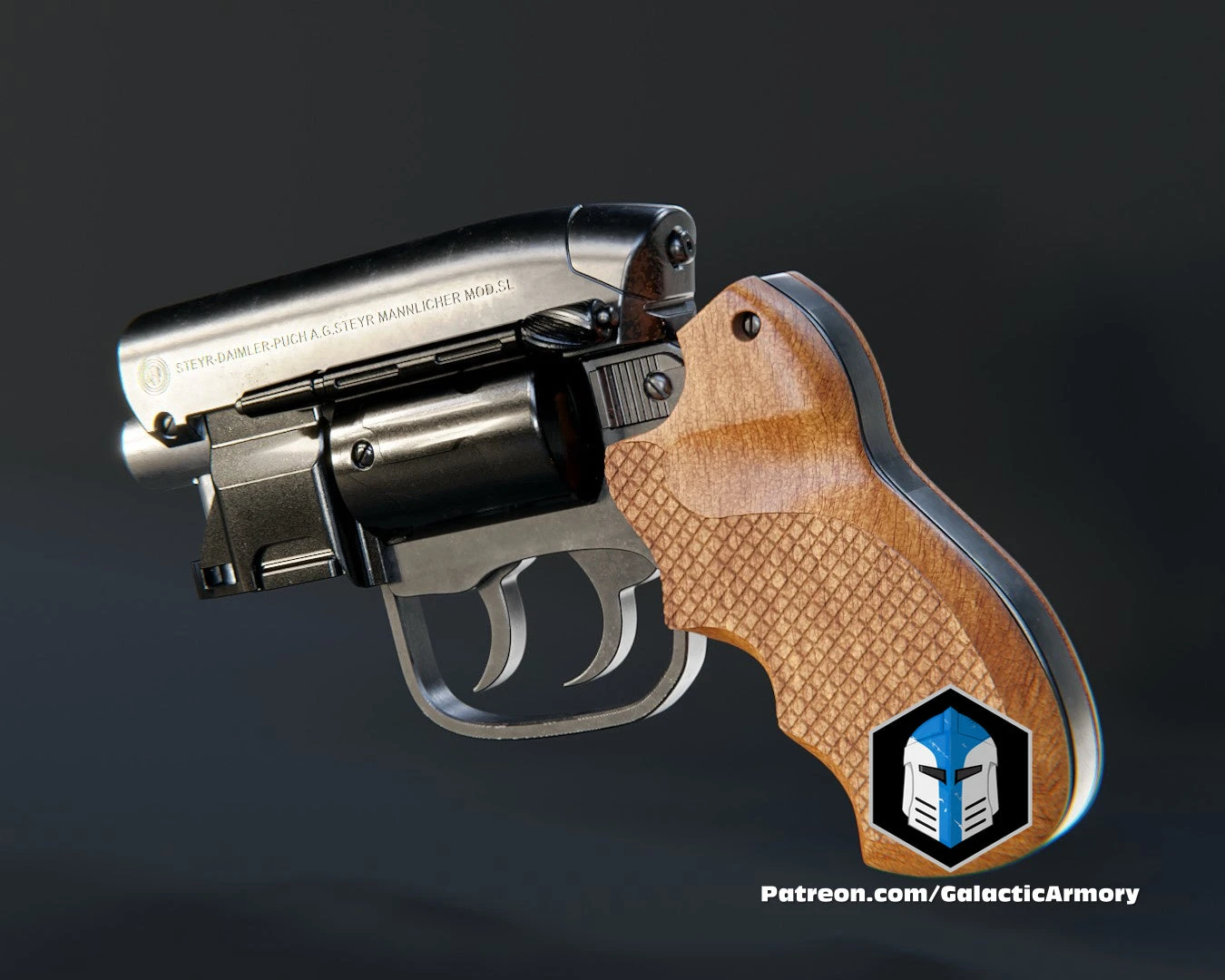 Blade Runner Snubnose Blaster - 3D Print Files 8 Blade Runner Snubnose Blaster - 3D Print Files - Image 6