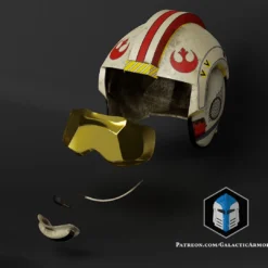 Rebel Pilot Helmet - 3D Print Files -Galacticarmory Store 4tsa 1