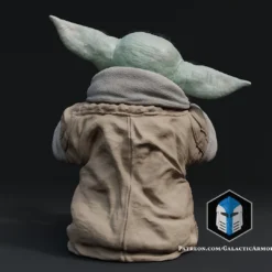 Grogu And Babu Figurine - Pose 2 - 3D Print Files -Galacticarmory Store 50004