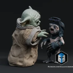 Grogu And Babu Figurine - Pose 2 - 3D Print Files -Galacticarmory Store 50006