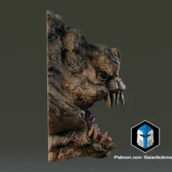 Life Sized Rancor Head Wall Mount - 3D Print Files -Galacticarmory Store 5i