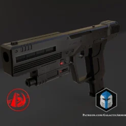 ODST SOCOM Pistol - 3D Print Files 18 ODST SOCOM Pistol - 3D Print Files -Galacticarmory Store 5l