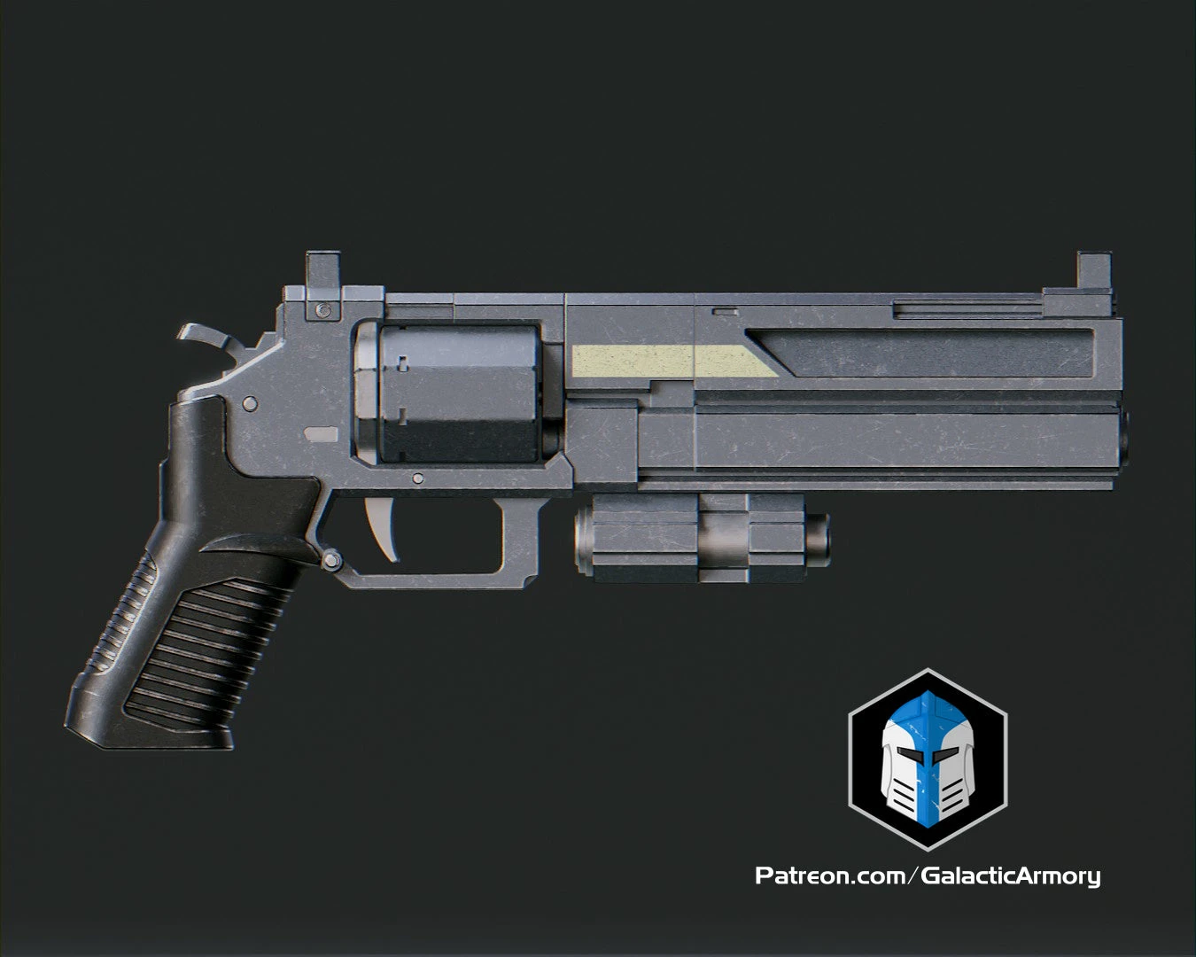 Helldivers 2 - Senator Revolver Pistol - 3D Print Files 11 Helldivers 2 - Senator Revolver Pistol - 3D Print Files - Image 9