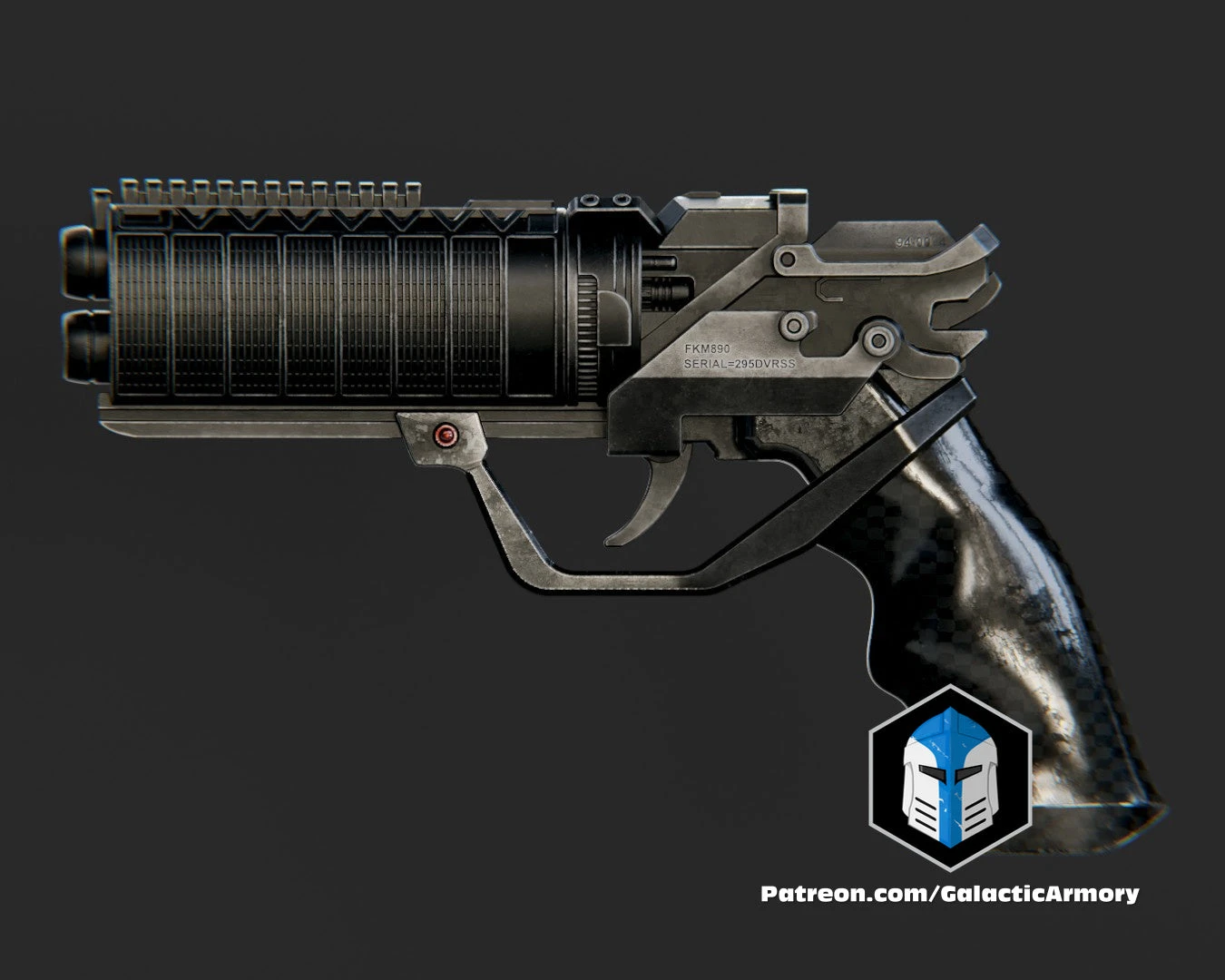Blade Runner K's Blaster - 3D Print Files 11 Blade Runner K's Blaster - 3D Print Files - Image 9