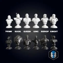 Clone Wars Republic/CIS Chess Set - 3D Print Files 21 Clone Wars Republic/CIS Chess Set - 3D Print Files -Galacticarmory Store 6 8d093496 0986 4b5e b0bb e3240edb7ade