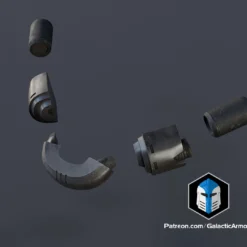 ODST Helmet Accessory Pack - 3D Print Files -Galacticarmory Store 6a