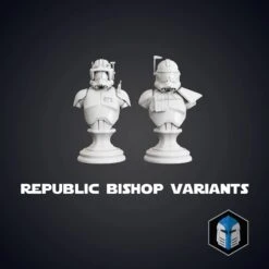 Clone Wars Republic/CIS Chess Set - 3D Print Files 23 Clone Wars Republic/CIS Chess Set - 3D Print Files -Galacticarmory Store 8