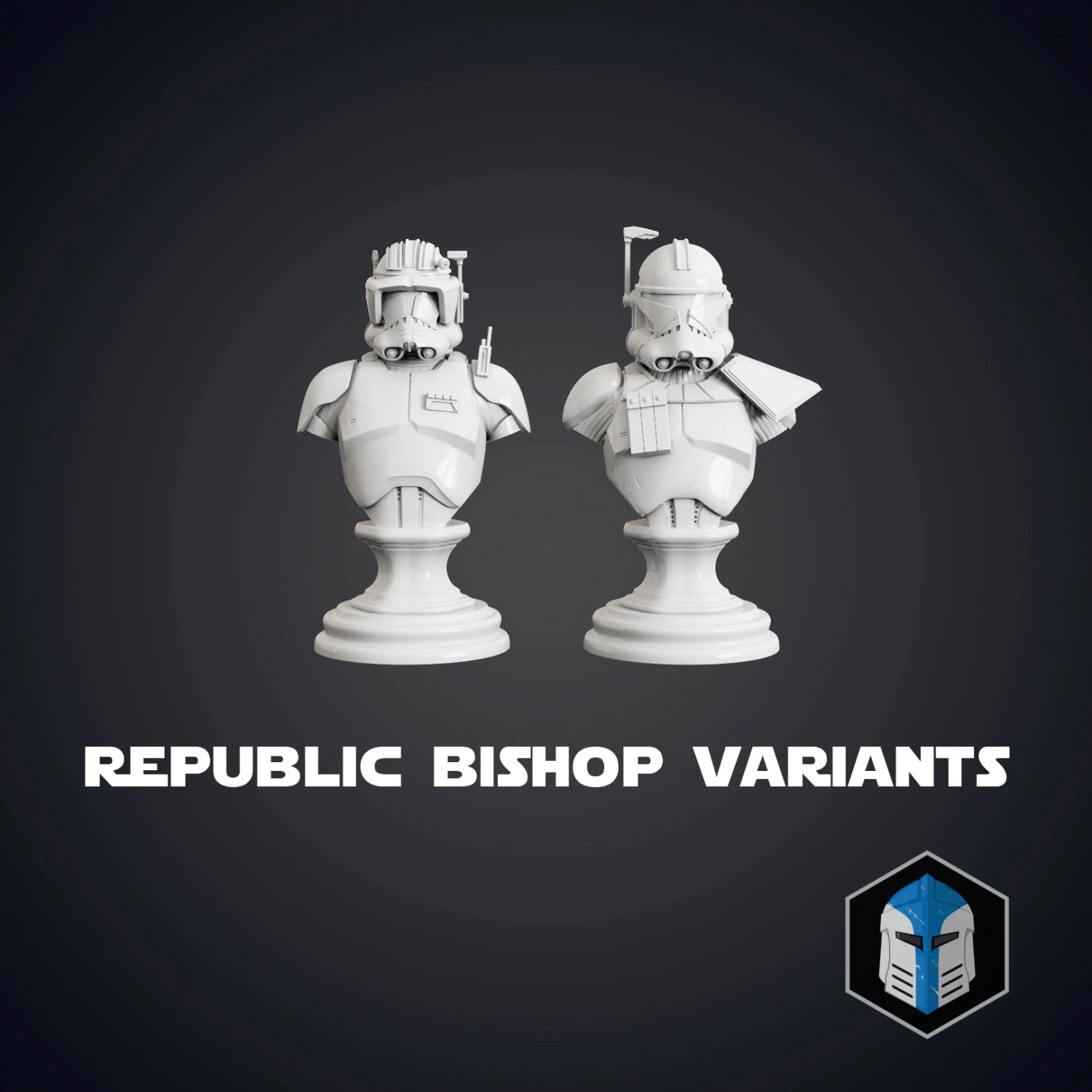 Clone Wars Republic/CIS Chess Set - 3D Print Files 13 Clone Wars Republic/CIS Chess Set - 3D Print Files - Image 11