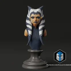 Ahsoka Tano Bust - 3D Print Files -Galacticarmory Store AhsokaTanoBust