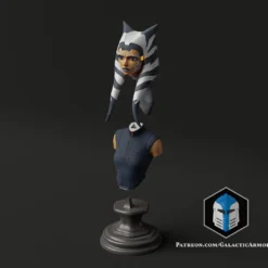 Ahsoka Tano Bust - 3D Print Files -Galacticarmory Store AhsokaTanoBust Exploded