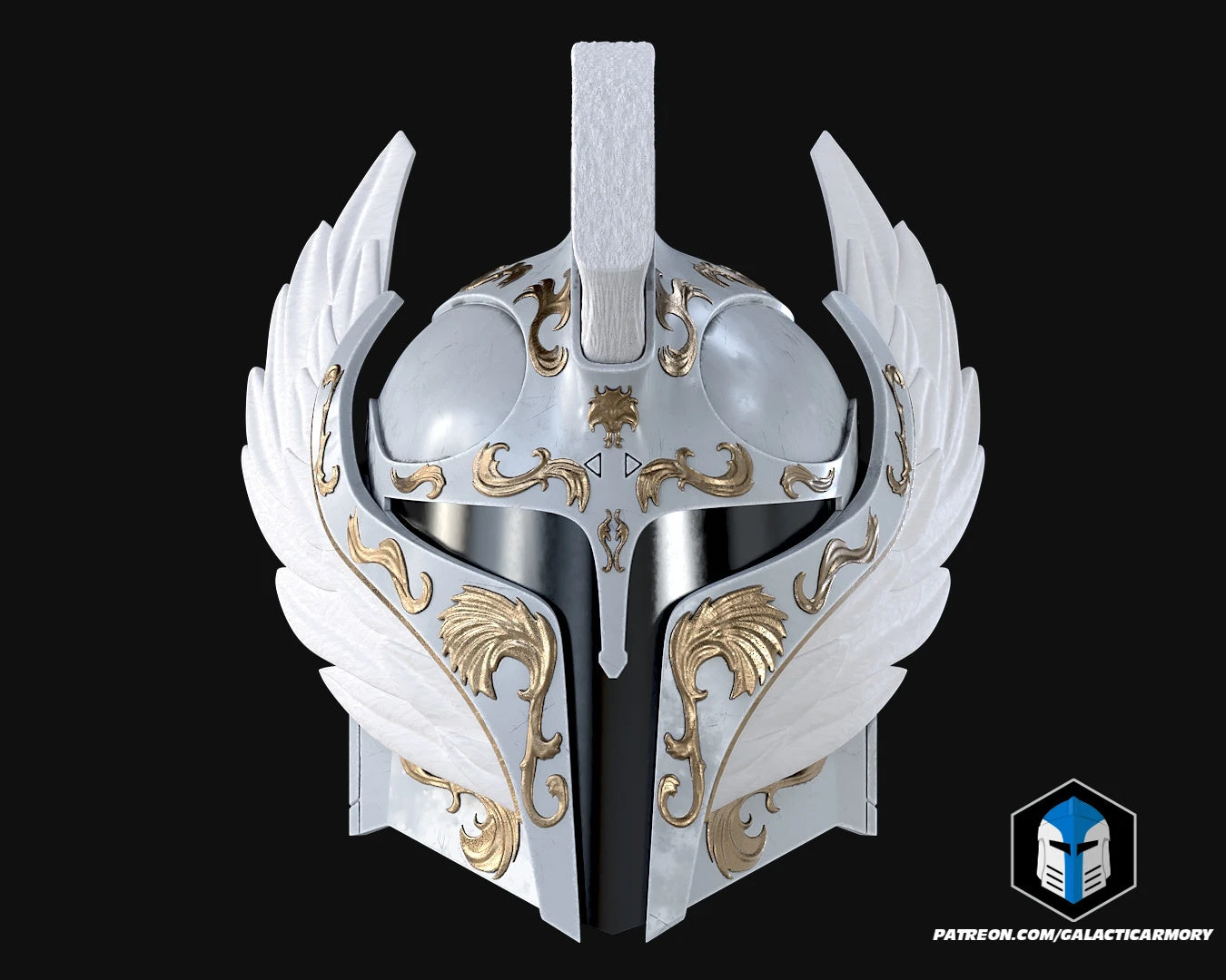 Angelic Mando Helmet - 3D Print Files 5 Angelic Mando Helmet - 3D Print Files - Image 3