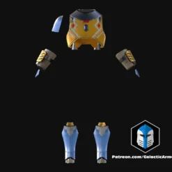 Aran Tal Mandalorian Cosplay Armor - 3D Print Files -Galacticarmory Store AranTalArmor