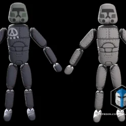 Omega's Articulated Clone Trooper Plushie - 3D Print Files