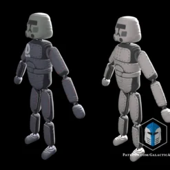 Omega's Articulated Clone Trooper Plushie - 3D Print Files -Galacticarmory Store ArticulatedCloneTrooperPlushie2 scaled