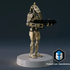 1:48 Scale Battle Droid Army - Assault Class - 3D Print Files -Galacticarmory Store AssaultDroid Freebie