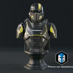 Helldivers 2 - B-01 Tactical Bust - 3D Print Files -Galacticarmory Store B 01TacticalBust