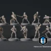 1:48 Scale Battle Droid Army - BX Commando Droids - 3D Print Files -Galacticarmory Store BXCommandoDroidMiniatures scaled