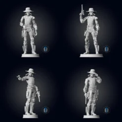 Cad Bane Figurine - BUNDLE - 3D Print Files