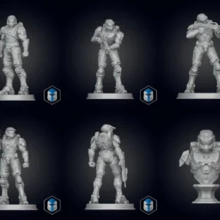Infinite Master Chief Figurine - BUNDLE - 3D Print Files