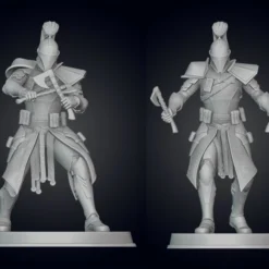 Medieval Captain Rex Figurine - BUNDLE - 3D Print Files