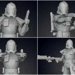 Animated ARC Trooper Figurine - BUNDLE - 3D Print Files