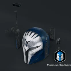 Bo Katan Helmet - 3D Print Files 20 Bo Katan Helmet - 3D Print Files -Galacticarmory Store BoKatanHelmet Exploded