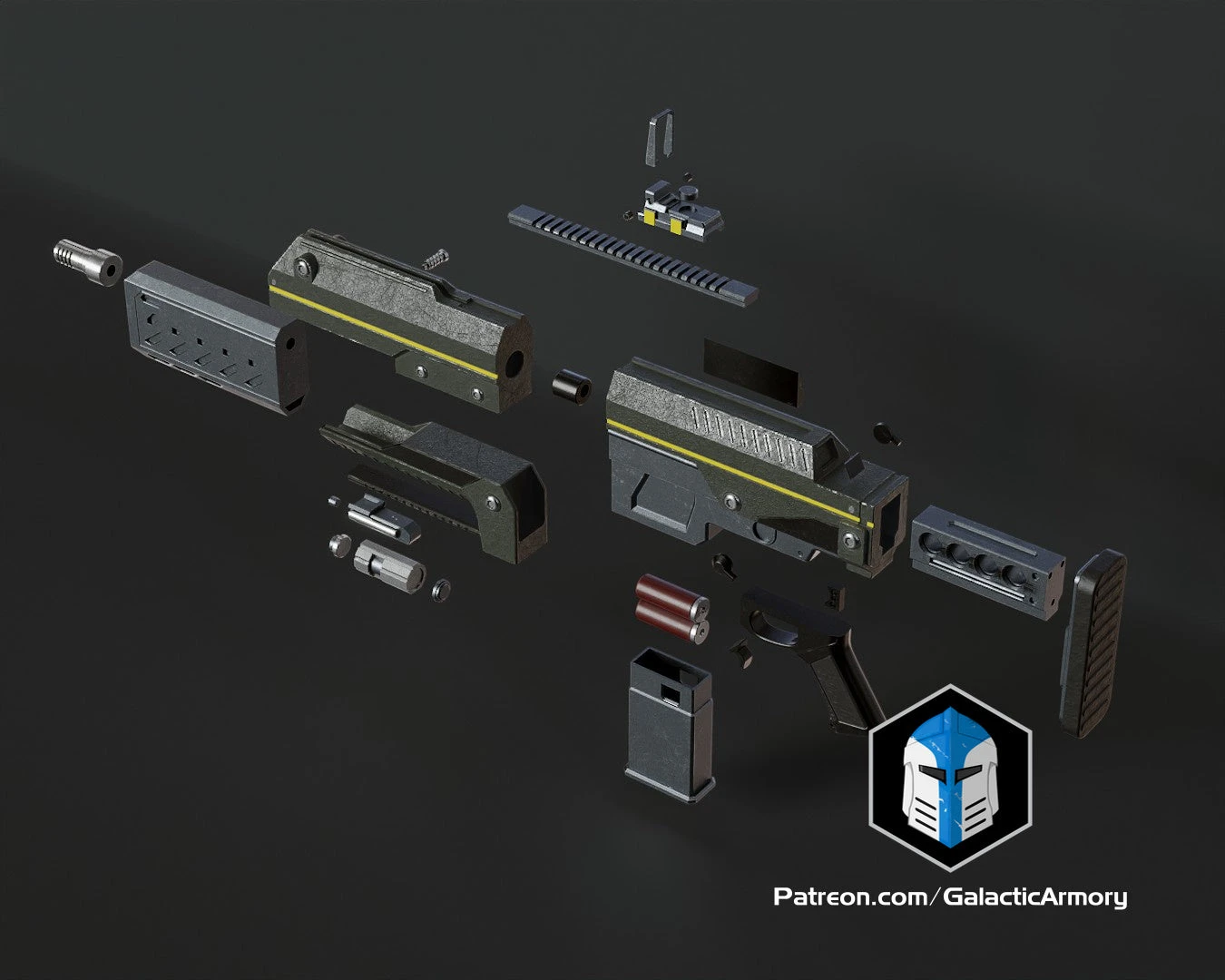 Helldivers 2 - Breaker - 3D Print Files 7 Helldivers 2 - Breaker - 3D Print Files - Image 5