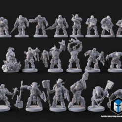 1:48 Scale Brute Miniatures - 3D Print Files